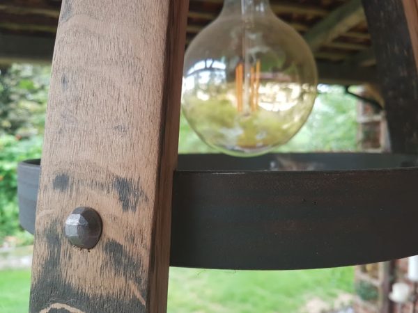 Lantern Close Up of Wood