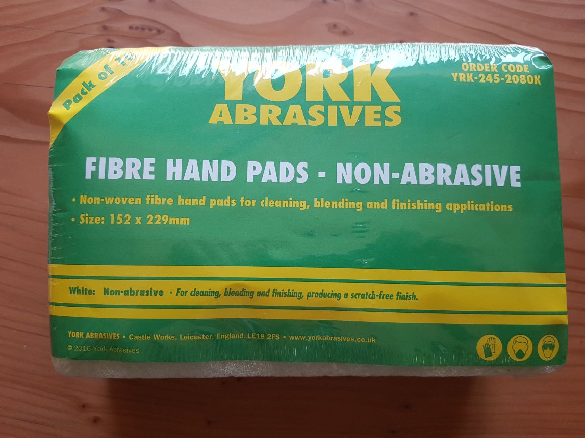 White NonAbrasive Pads (10 Pack) Conkers Wood & Metal Crafts